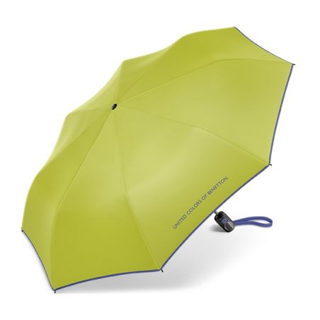 Petit parapluie pliant vert oliveBenetton