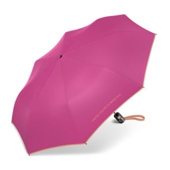 Parapluie automatique pliant fuchsia Benetton 
