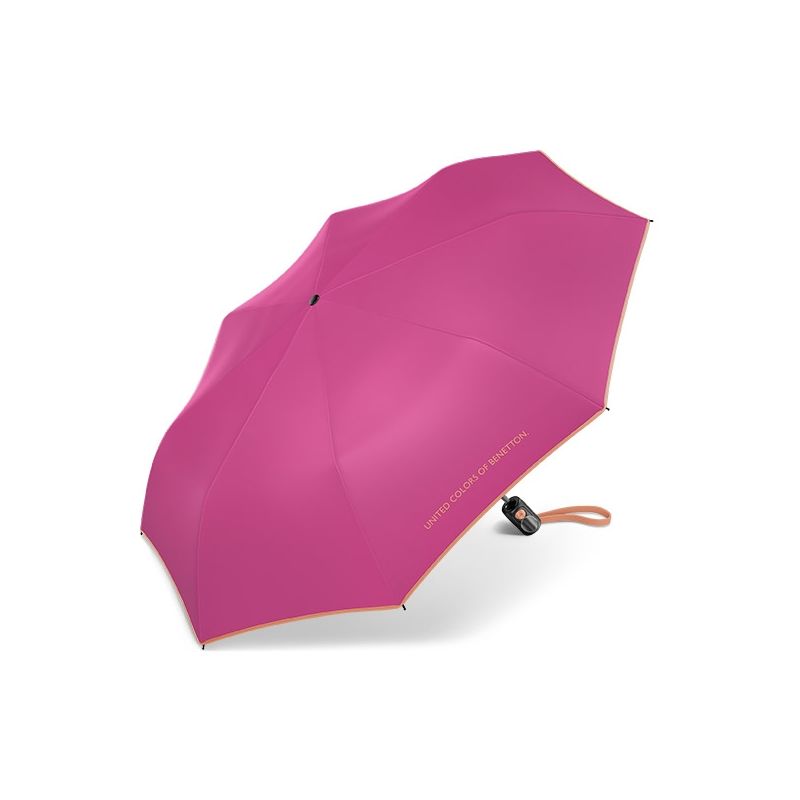 Parapluie automatique pliant fuchsia Benetton 