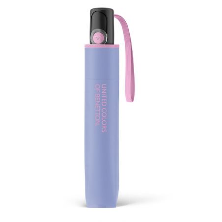 Parapluie pliantbleu pastel Benetton