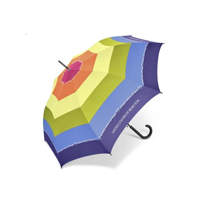 parapluie long Benetton couleurs