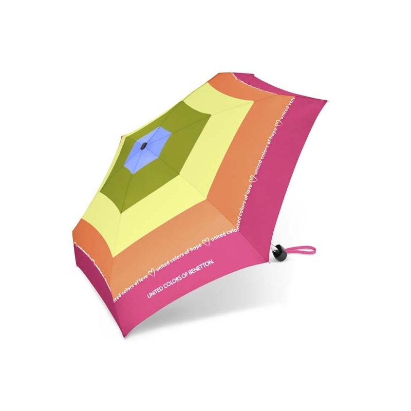 Mini parapluie ultra plat multicolore Benetton