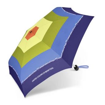 Mini parapluie ultra plat arc en ciel Benetton