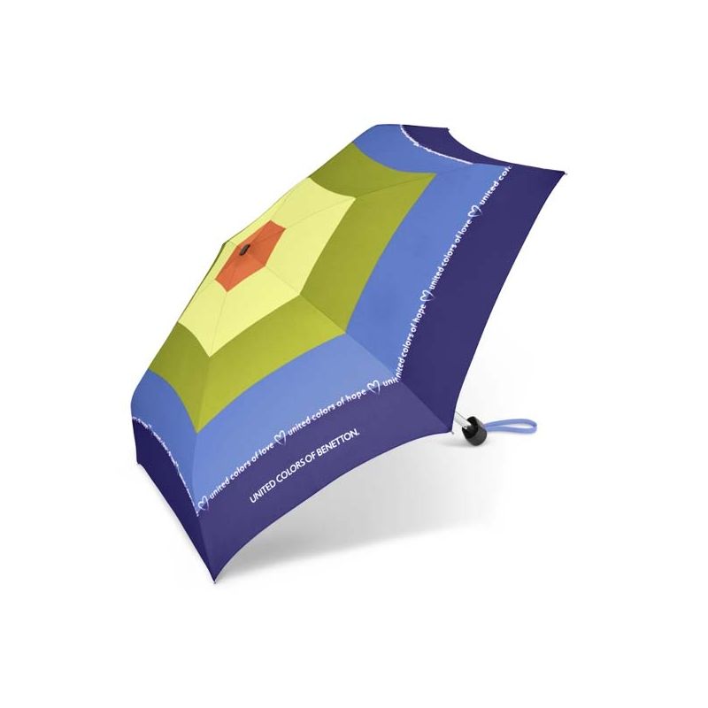 Mini parapluie ultra plat arc en ciel Benetton