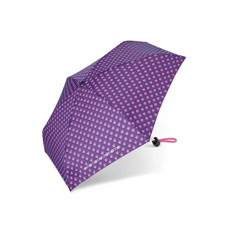 Mini parapluie violet à pois Benetton