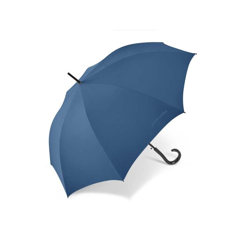 Parapluie long bleu jeans Pierre Cardin
