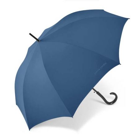 Parapluie long bleu jeans Pierre Cardin