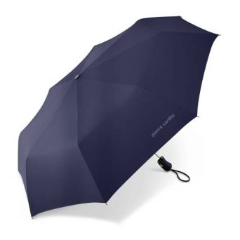 Parapluie pliant automatique bleu marine Pierre Cardin