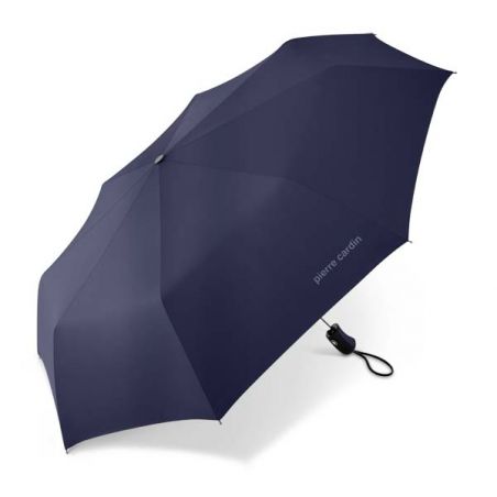 Parapluie pliant automatique bleu marine Pierre Cardin