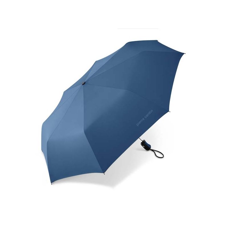 Parapluie pliant automatique Pierre Cardin bleu jeans