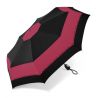 Parapluie pliant Pierre Cardin noir liseré rouge