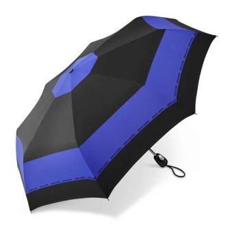 Petit parapluie pliant Pierre Cardin l bleu et noir