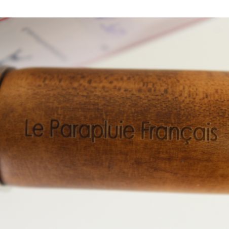 Parapluie pliant rayures satinées