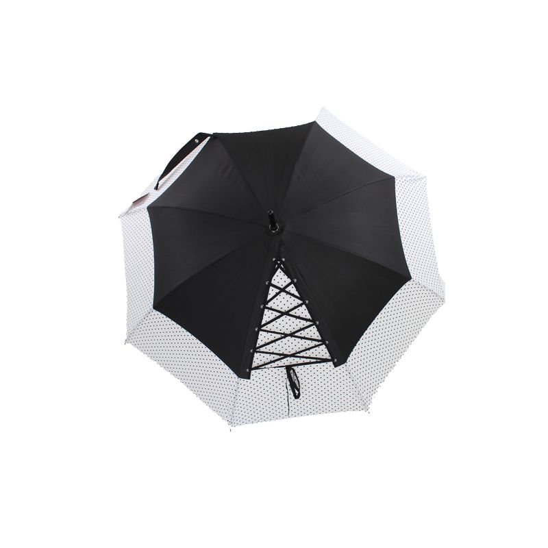 Parapluie corset et pois noirs Guy de Jean