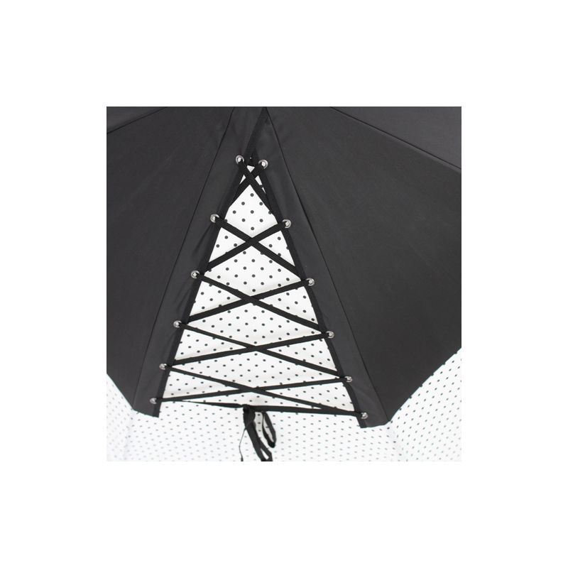 Parapluie corset et pois noirs Guy de Jean