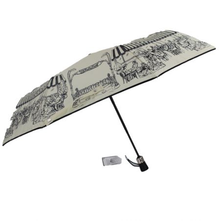 Parapluie pliant métropolitain Paris