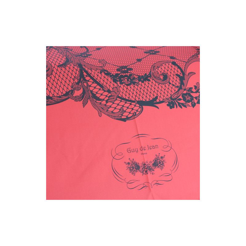 Parapluie pliant rétro rouge fabriqué en France