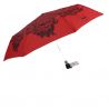 Parapluie pliant rétro rouge fabriqué en France