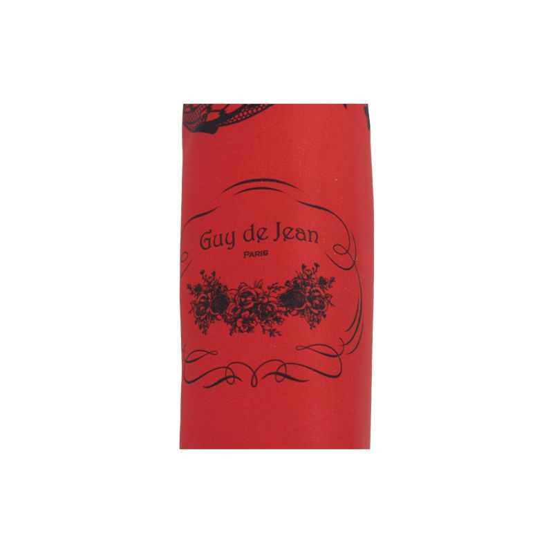 Parapluie pliant rétro rouge fabriqué en France