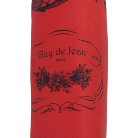 Parapluie pliant rétro rouge fabriqué en France