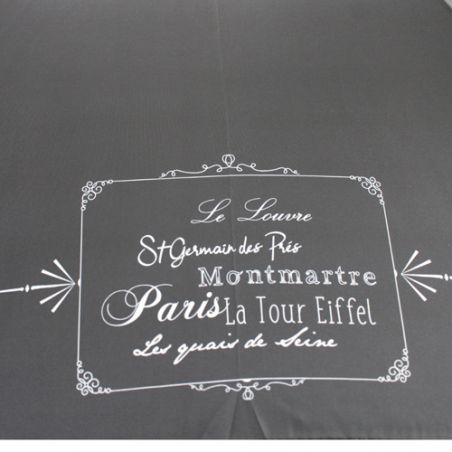 Parapluie noir "la vie parisienne"