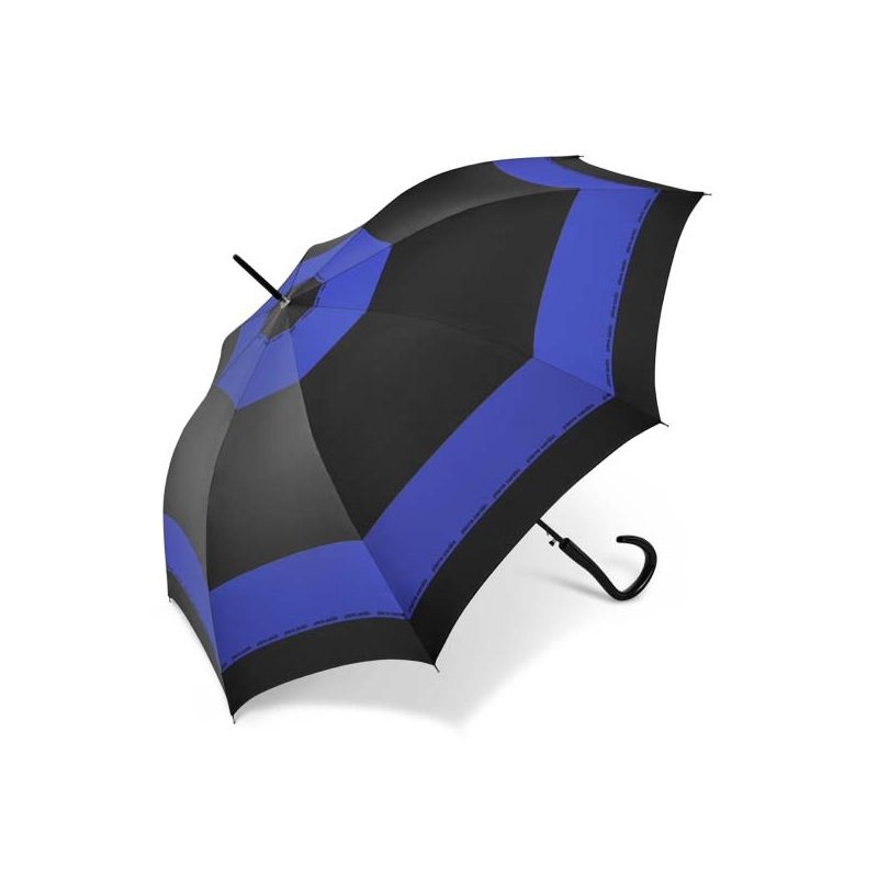 Parapluie Pierre Cardin bleu et noir