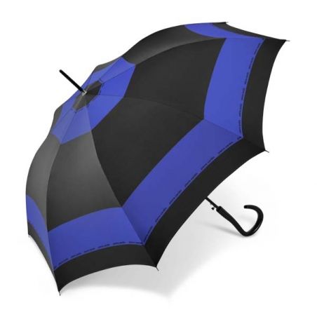 Parapluie Pierre Cardin bleu et noir