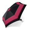 Mini parapluie Pierre Cardin noir liseré rouge
