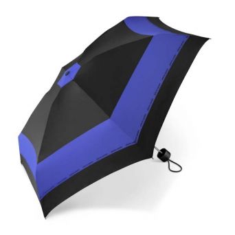 Mini parapluie Pierre Cardin noir liserébleu