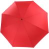 Parapluie inversé rouge rayé marine