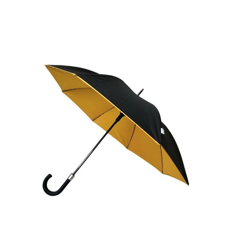 Parapluie résistant au ventnoir et camel