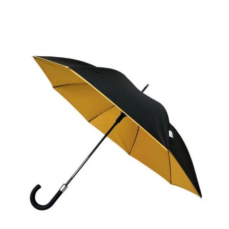 Parapluie résistant au ventnoir et camel