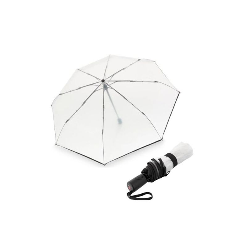 Parapluie pliable transparent automatique Knirps