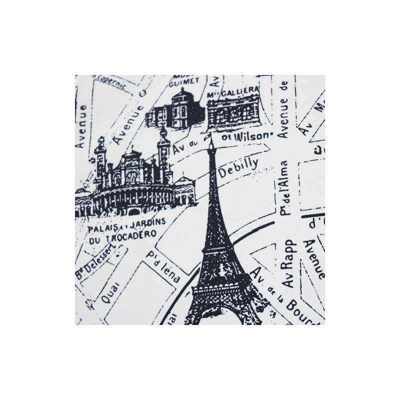 Parapluie pliant haut de gamme motif plan de Paris