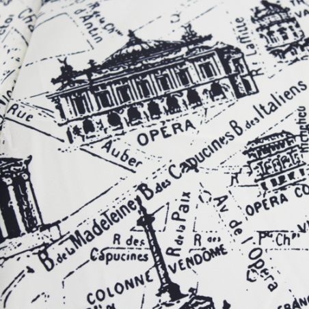 Parapluie pliant haut de gamme motif plan de Paris