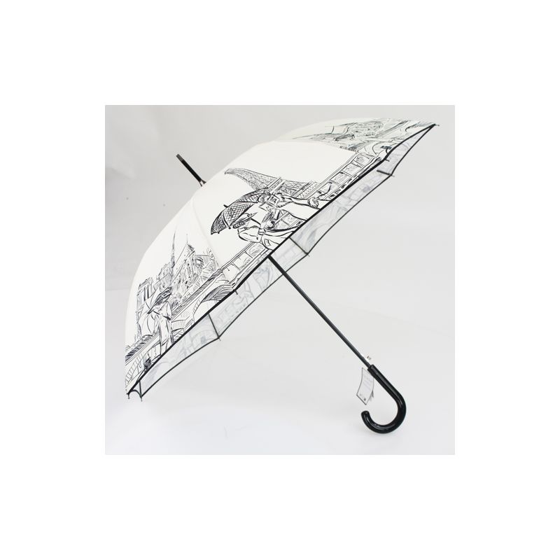Parapluie long ivoire La Parisienne