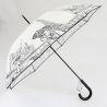 Parapluie long ivoire La Parisienne