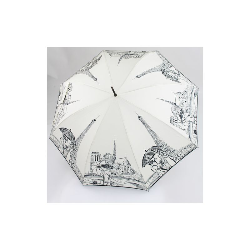 Parapluie long ivoire La Parisienne