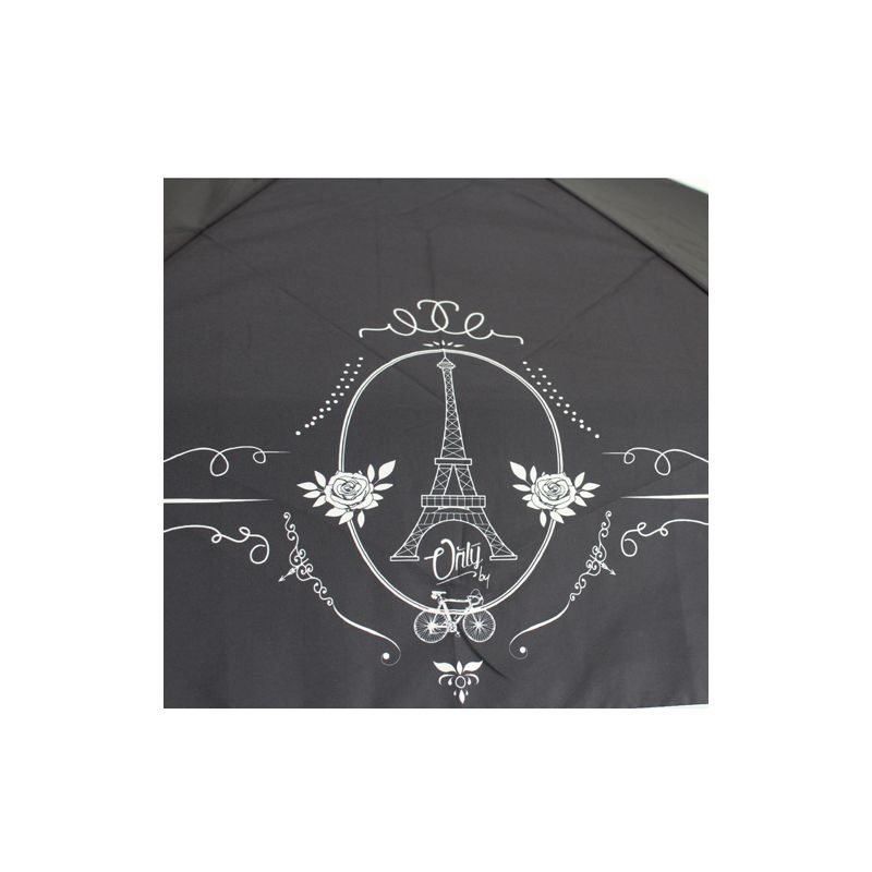 Mini parapluie noir pliant Tour Eiffel