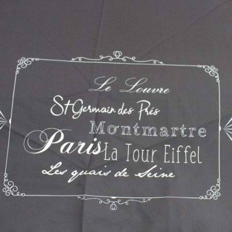 Mini parapluie noir pliant Tour Eiffel