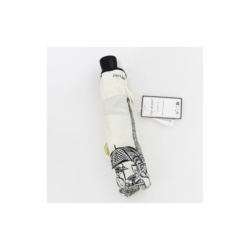 Parapluie pliant ivoire La parisienne