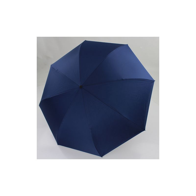 Parapluie inversé bleu motif fleuri