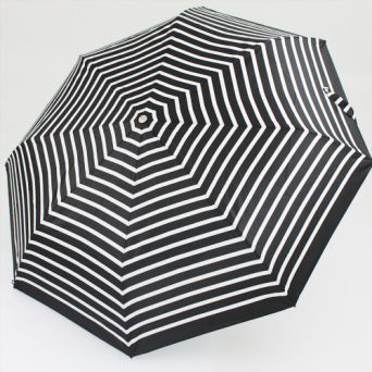 Parapluie pliant marinière noir fabrication française