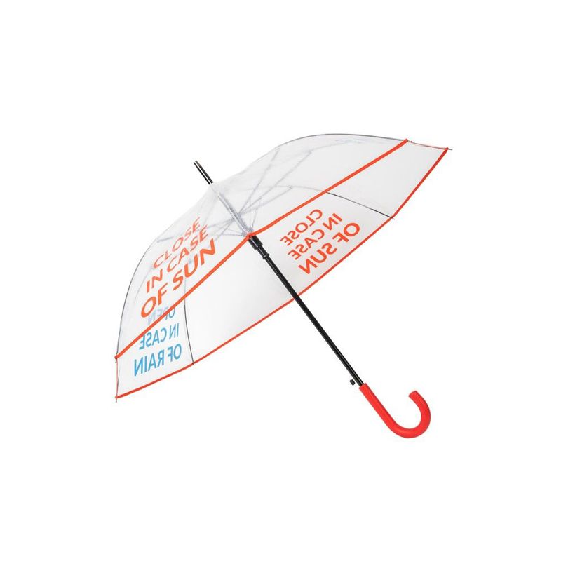 Parapluie transparent open in case of rain