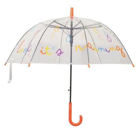 Parapluie enfant transparent it's raining
