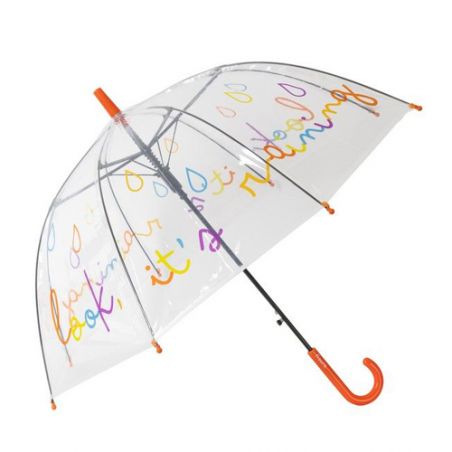 Parapluie enfant transparent it's raining