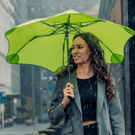 Parapluie anti vent pliant vert