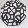 Petit parapluie pliant solide motif géométrique