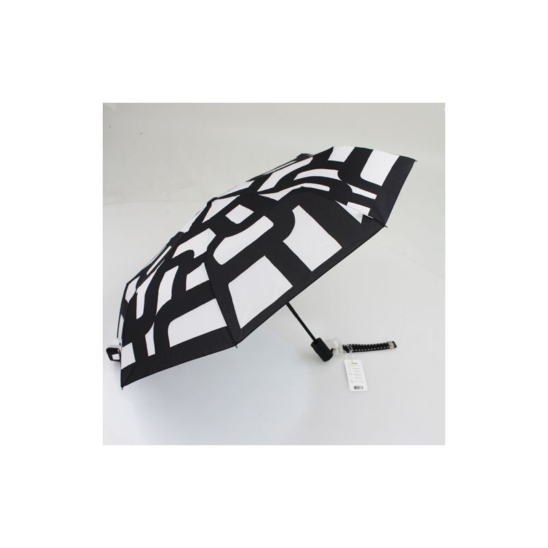 Petit parapluie pliant solide motif géométrique