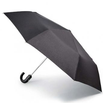 Parapluie pliant noir poignée courbe marque anglaise